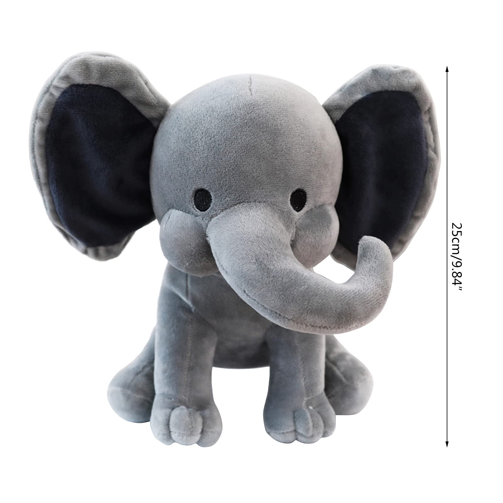Amazon.co.jp: 灰色の象のぬいぐるみ幼児は、赤ちゃんのために象