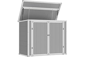 Amopatio Outdoor Trash Can Storage: Organize Your Garden Essentials