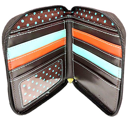 Chala Dragonfly Zip Around Wallet Wristlet - Vegan Leather2