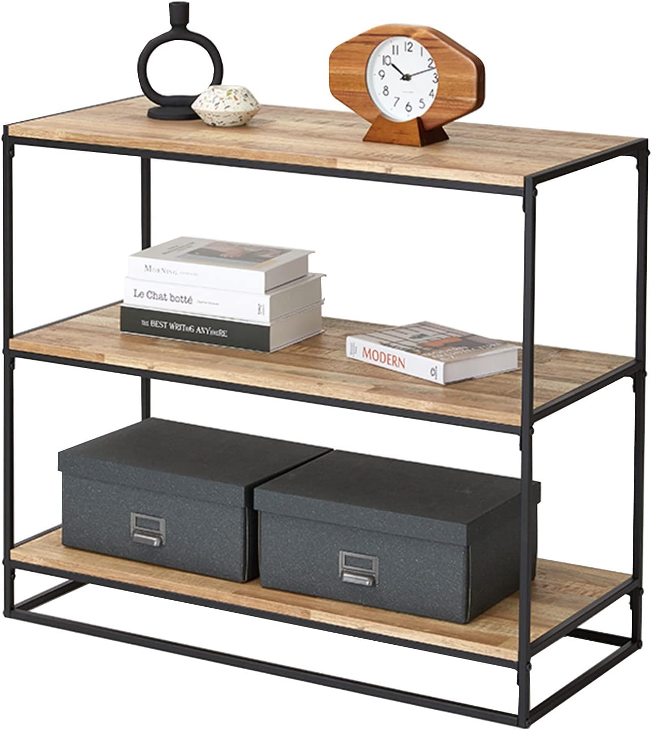 カリモク karimoku 和モダン 引き出し付 飾り棚 シェルフ 135cm