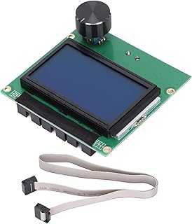 Restokki 3D Printer Display 12864 LCD Screen 3D Printer Display, Slope Smart Blue Control Panel for CR 10 10S S4 S5 for Ender 3 for Ender 3 Pro 3D Printer