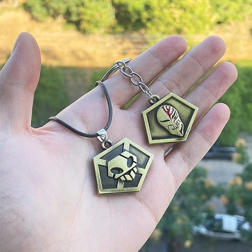 Miniatura 3 de FunBoat Ichigo Soul Reaper - Llavero de máscara hueca Kurosaki, regalo de Navidad para niños, niñas, adolescentes, mujeres y hombres