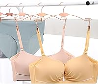 Vista 7 de Perchero de metal para ropa interior, perchas duraderas para ropa interior con clips, para exhibición de tienda de lencería, 10 piezas