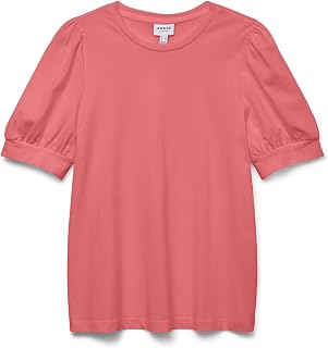 VERO Moda Damen Awkerry 2/4 O-Neck Top Noos Awkerry 2/4 O-Neck Top Noos (1er Pack)
