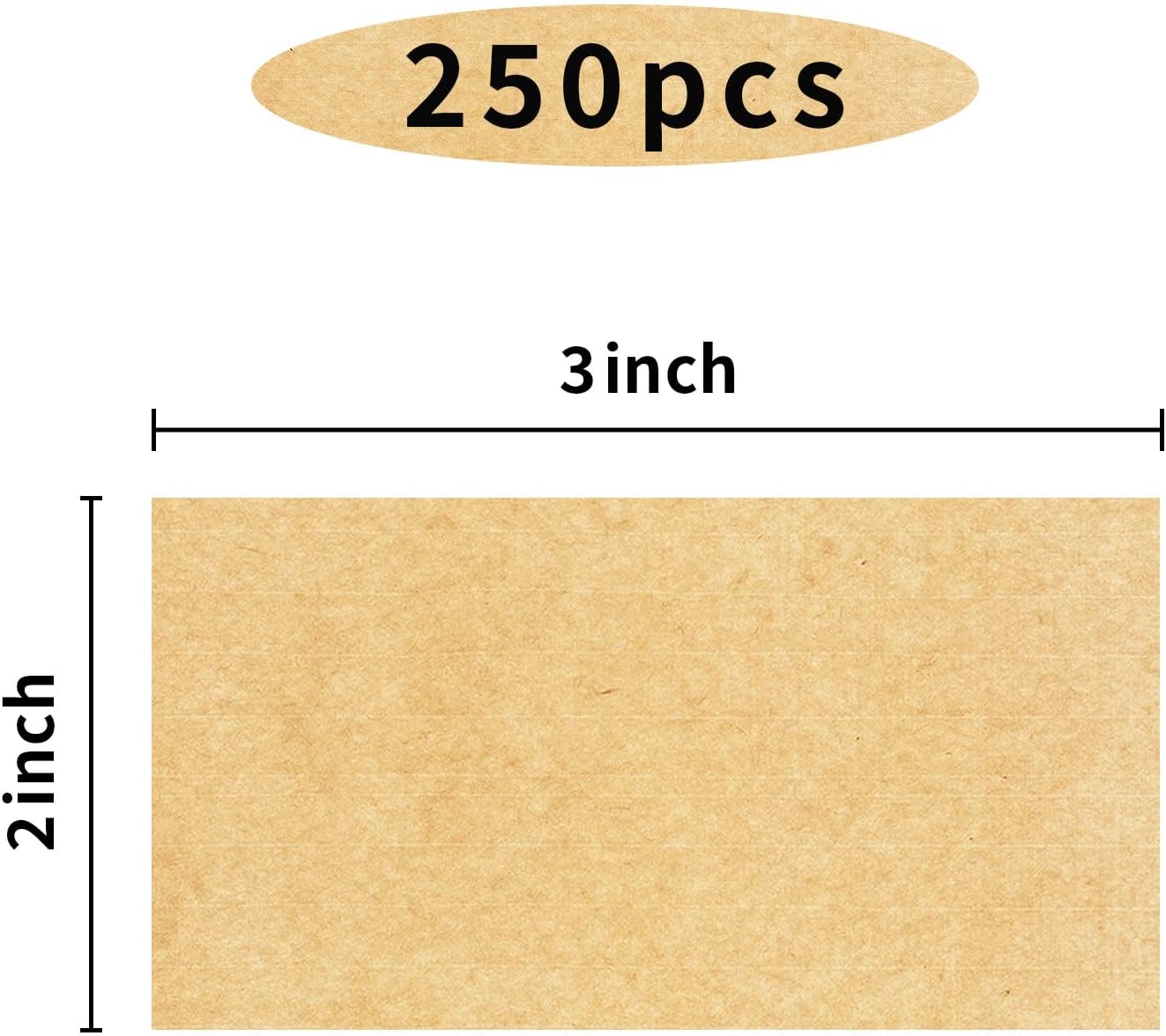 STARLIBOO Kraft Paper Rectangle Removable Moving Labels, 250 Labels, 2*3 Inch, Color-Coding Labels - Image 2