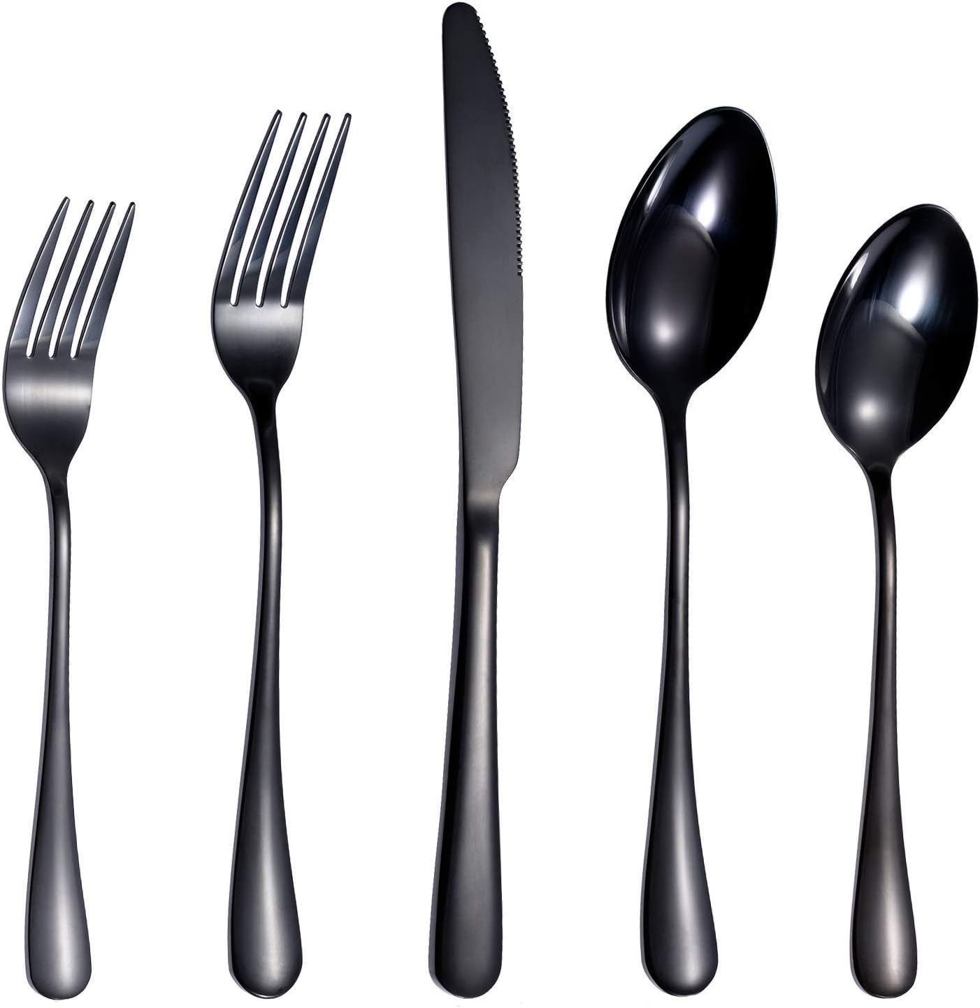 20Piece Silverware Tableware sets Flatware Cutlery set for 4, Metal Stainless