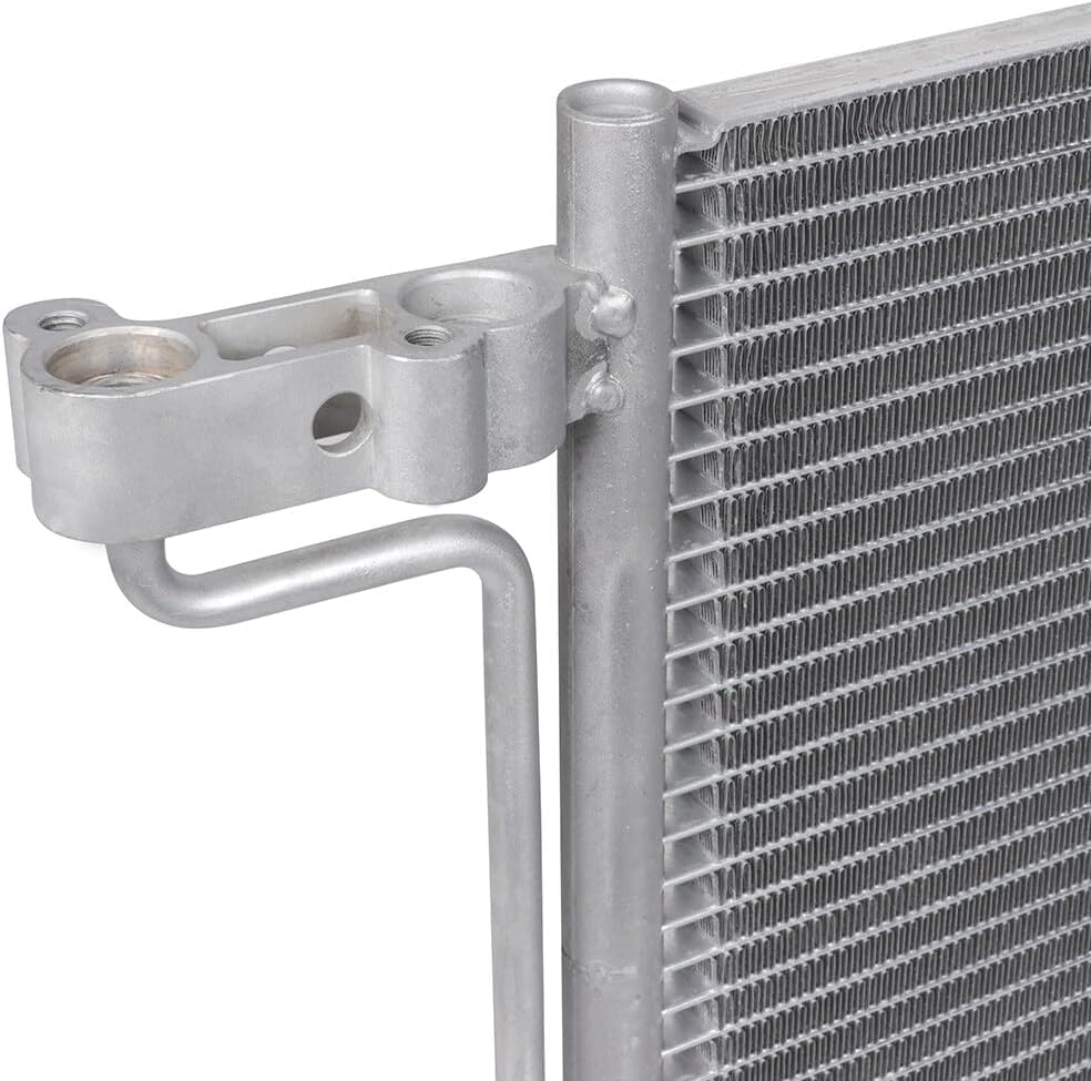 SCITOO Auto Radiator *1 & Condenser *1 Replacement Compatible with 2015-2018 for Ford for Focus 2.0L, Auto Radiator + Condenser Replacement