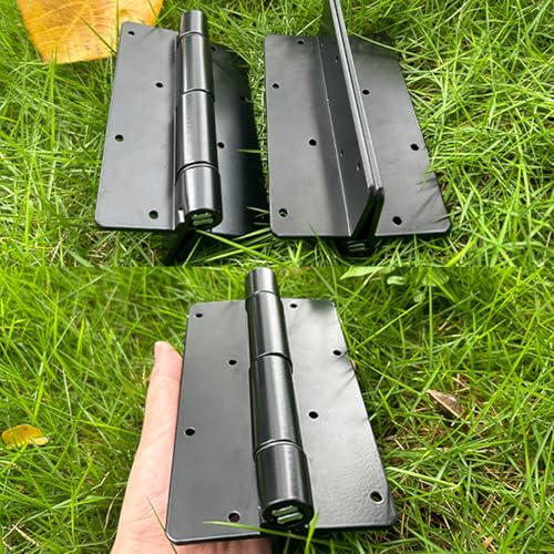 Ucdoet GATE HINGES Black Fence Gate Hinges For Metal thumb #4