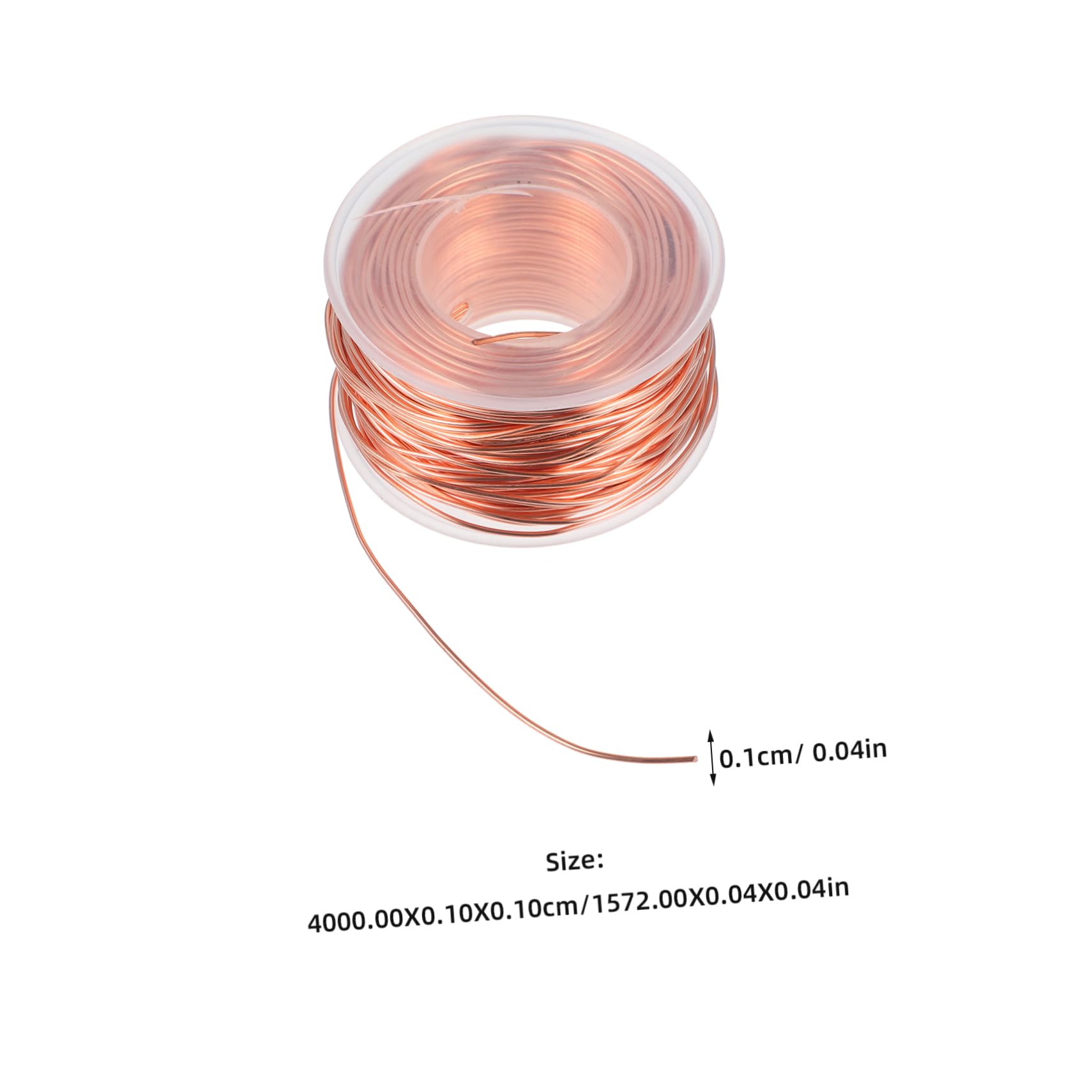 HAWILLOSCH Gardening Copper Wire 40m Craft Making 99.9% Pure Copper Electroculture Sturdy for DIY Projects
