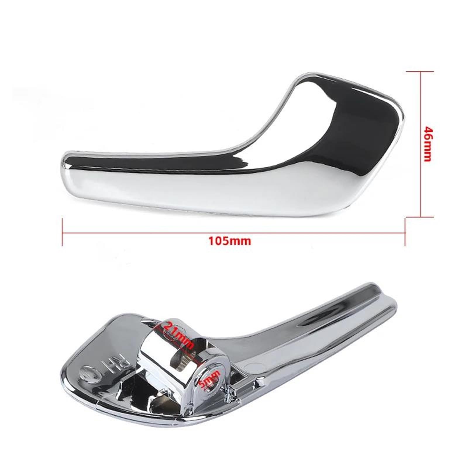 per Opel per Corsa D 2006-2014 Maniglia per Porta Interna Auto | Non appiccicoso, con buona tenacità e flessibilità(1 pair)