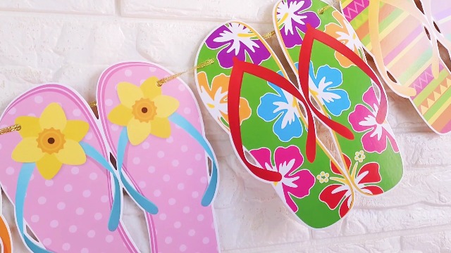 Sommer-Gartenflagge Doppelseitig – Flip Flops & "Life Is Good" Motiv, 71x102 Cm, Wetterfest – Für Garten, Hof, Terrasse