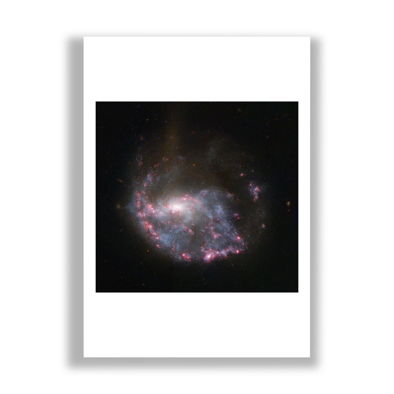 Impression d'art mate NGC 922 Spiffing Prints Télescope Hubble - 7