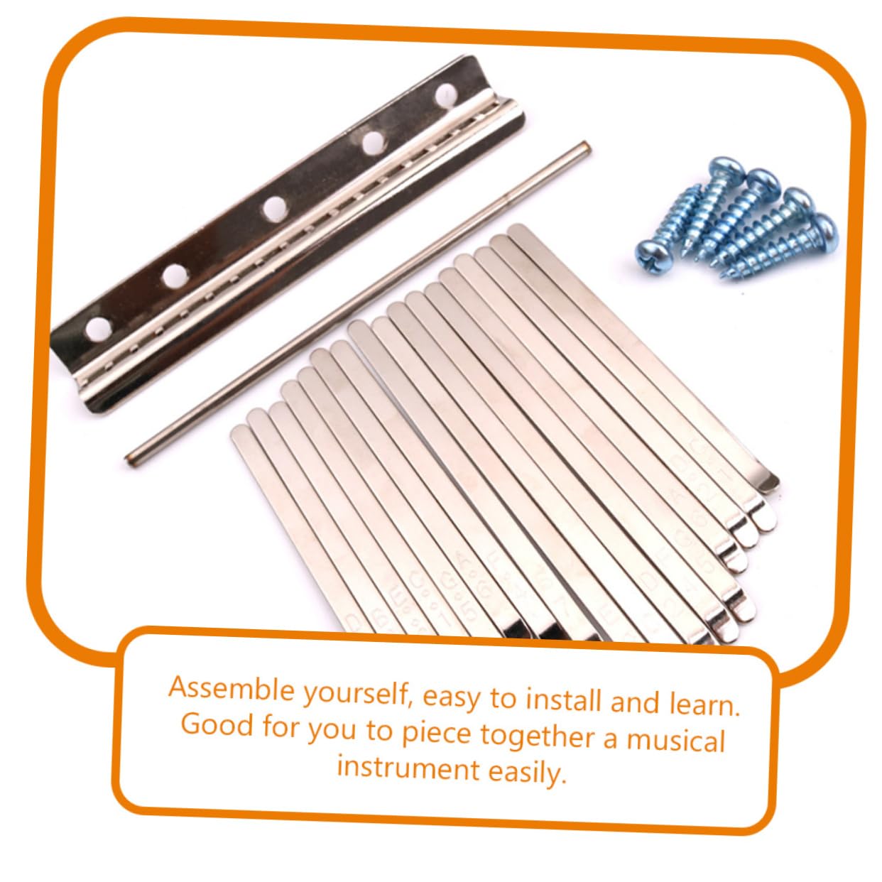 ibasenice 1ensemble Kalimba Clés Kit De Piano à Pouce Pour Adultes Instrument Musical Éducatif Et