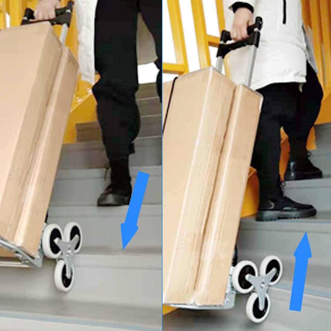 Stair Climbing Cart, Lightweight Portable Folding Dolly Multifuctional