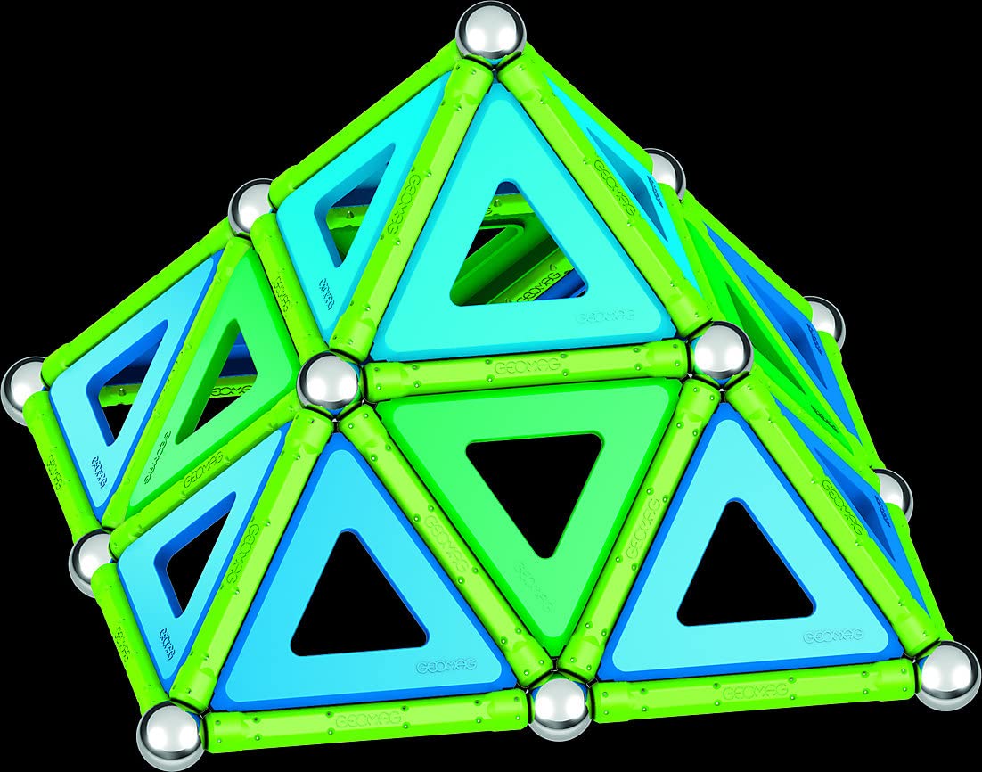 Geomag Panels, Juego de Bloques de Construcción Magnéticos para Niños, Juguete Magnético, Colección Verde de Plástico 100% Reciclado, 114 piezas (473) - Amazon Vine