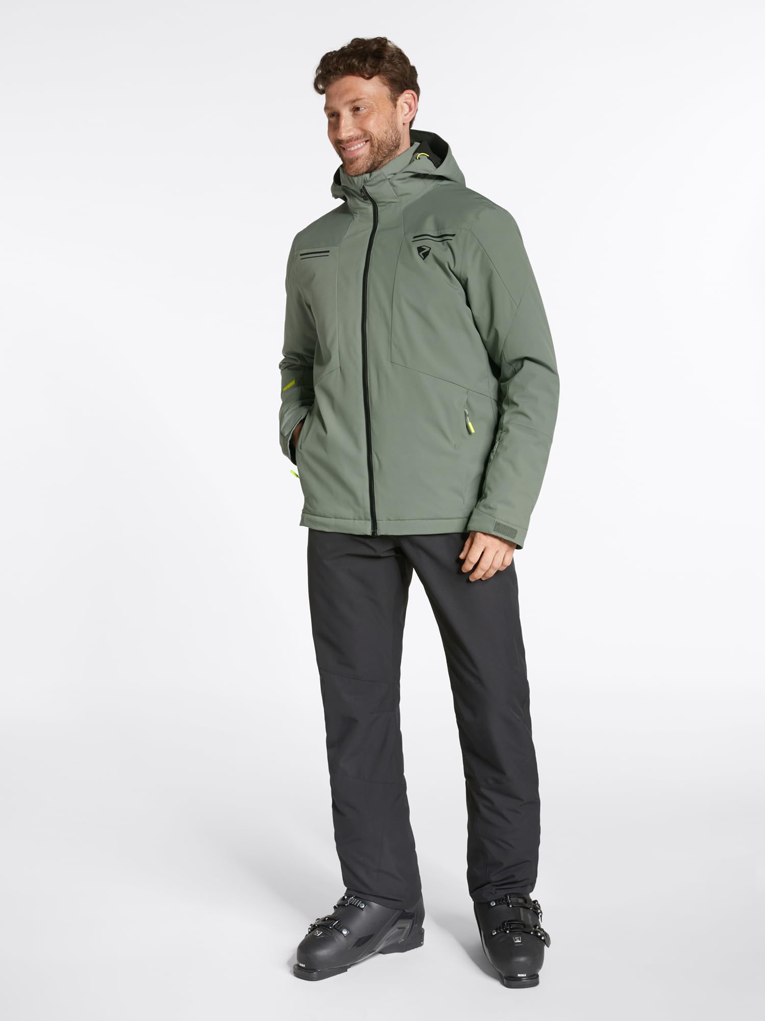 Ziener Herren Tafar Ski-Jacke/Snowboard-Jacke | atmungsaktiv, wasserdicht (1er Pack)