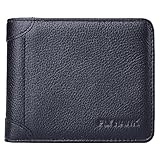 FlyHawk Best RFID Blocking Top Genuine Leather Wallets for Mens