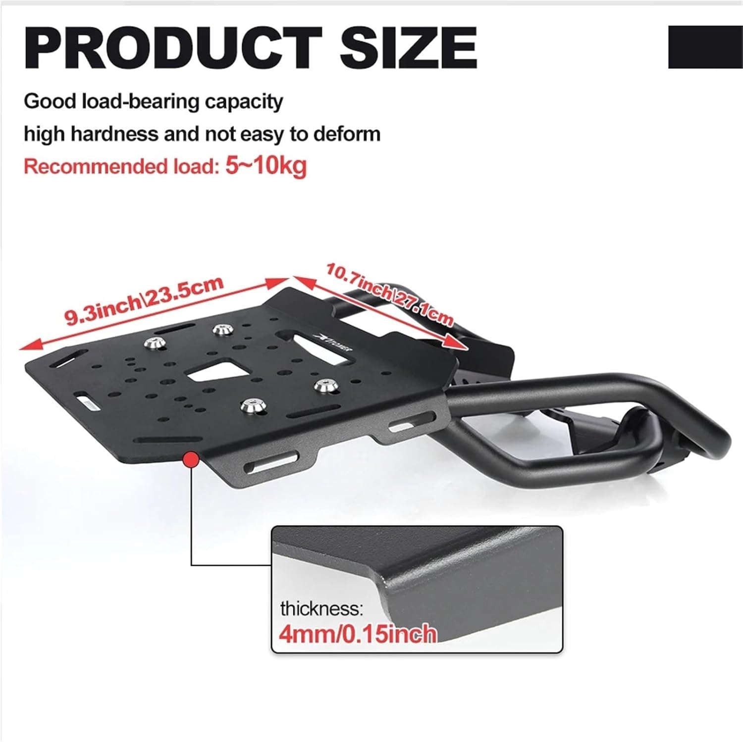 Replacement Motorcycle Rear Luggage Rack Carrier for Yamaha YZF-R3 YZF-R25 MT-25 MT-03 2015-2024 2025 Shelf Cargo Holder Support Bracket