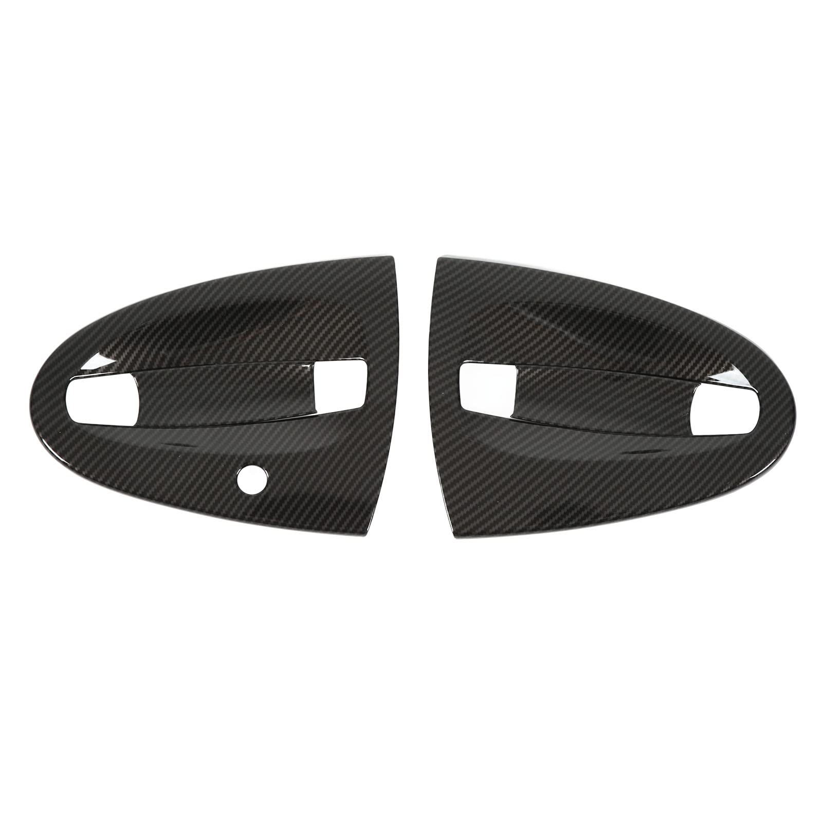Carbonio Smart Smart 451 Carbon 4 Pezzi Di Toppe Per Maniglie Esterne Per Auto, Copri Maniglia Smart 451, Copertura Maniglie Porta Smart 451