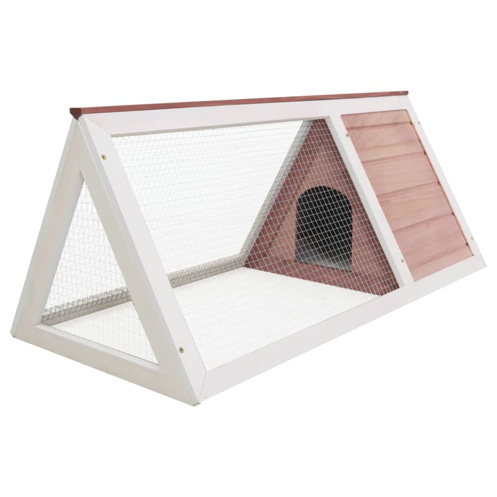 Conejera Jaula de Animales, LAPOOH Jaula Cobaya, Jaulas para Conejos, Jaula Hamster, Casa Conejo, Casita Conejo, Kid Conejo, de Madera marrón