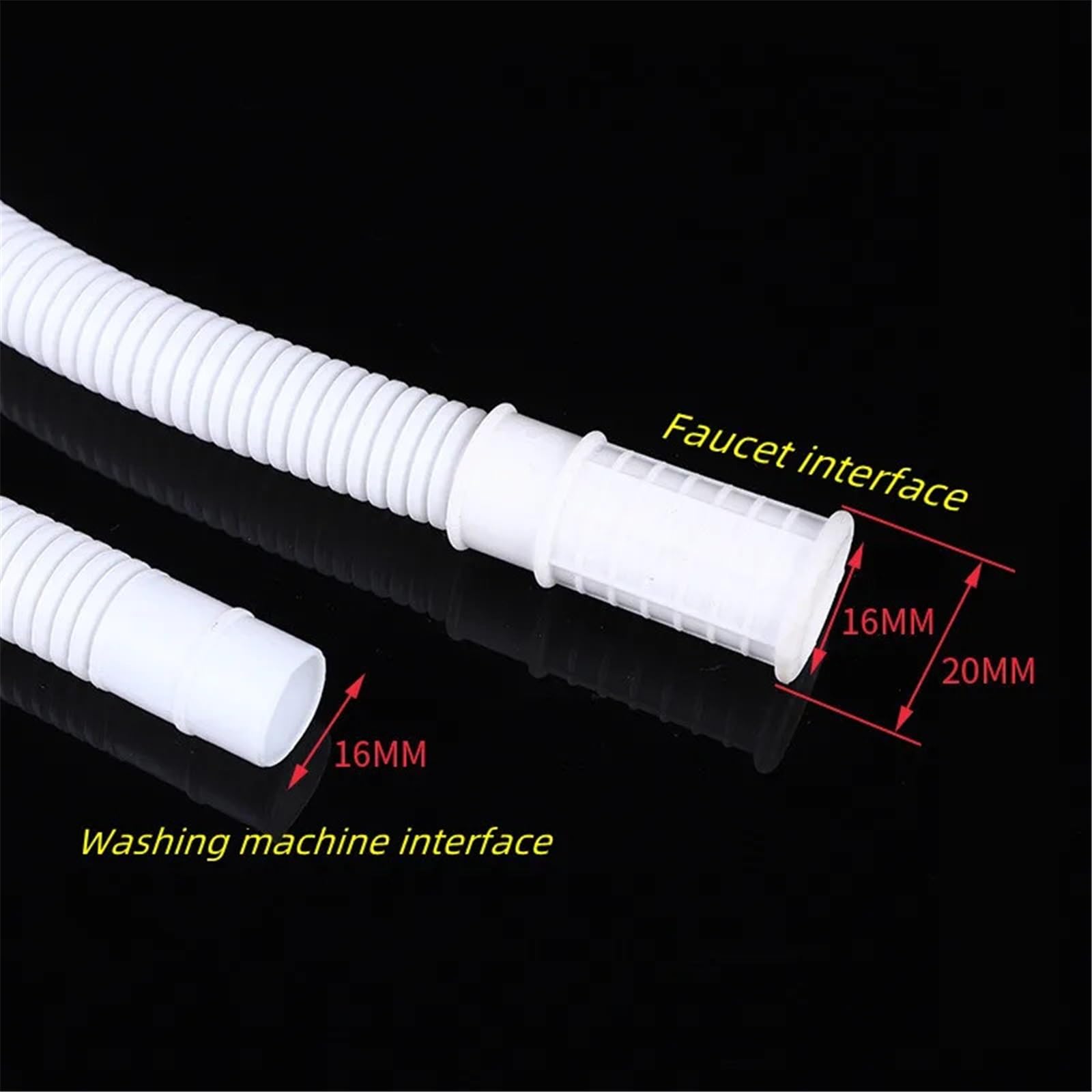 Tubo di scarico per lavatrice Tubo di scarico in plastica for lavatrice da 1-4 m for rubinetto cucina del condizionatore d'aria(4m)