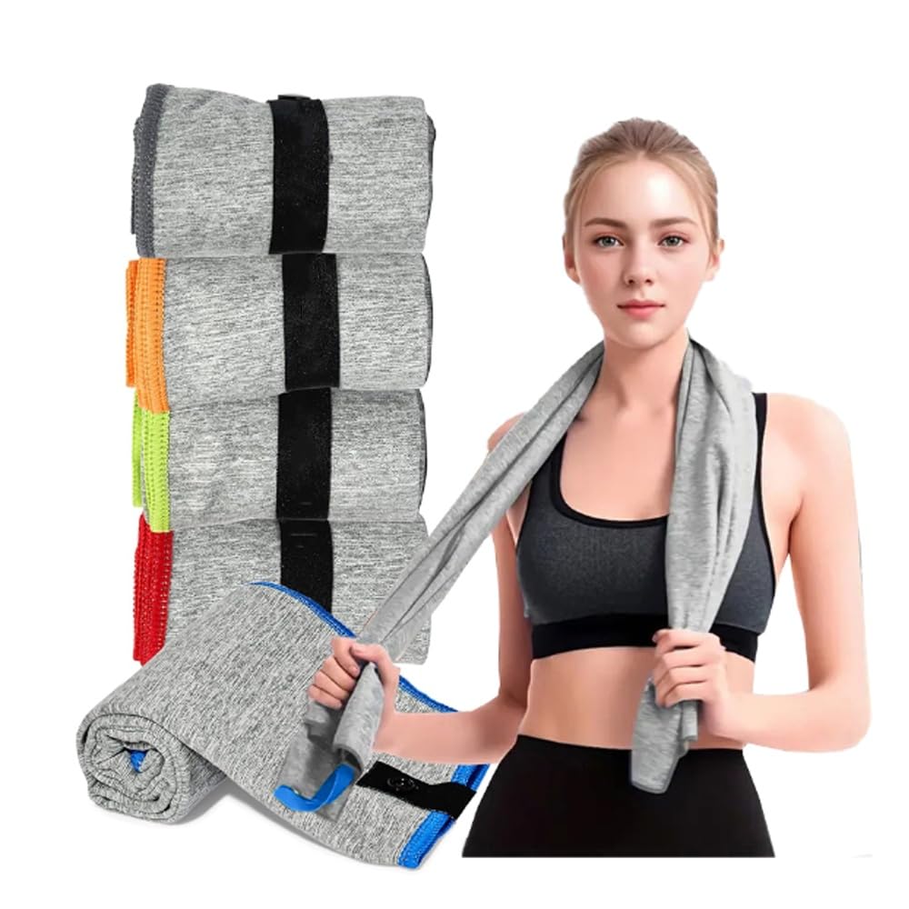 Oaygat 5 Packs Microfiber Gym Towels Soft Breathable Chilly Towel Gym Sweat Sports Towel for SportsFor Fitness Yoga Travel And Camping Soft Microfiber Sport Towels