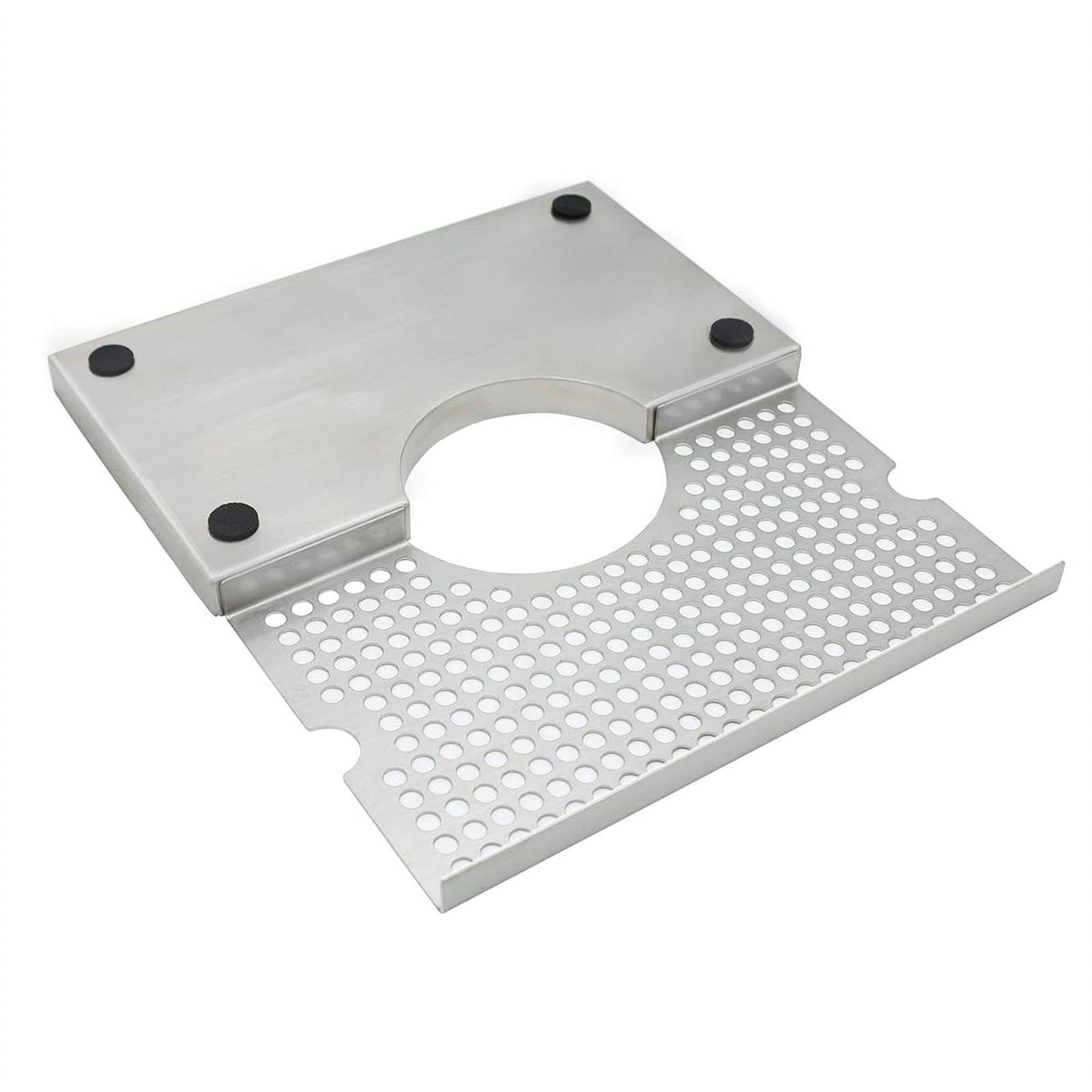 Jazuaiao Drip Trays Stainless Steels Kegerator Drip Tray Drainage Type Plate Towers Pan for Beverage Enduring Teas Drainage Plate