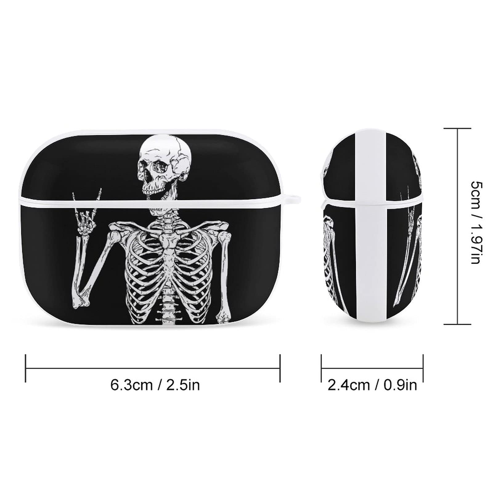 Amazon.com: YouTary Rock and Roll Skeleton Skull Boho Hippie