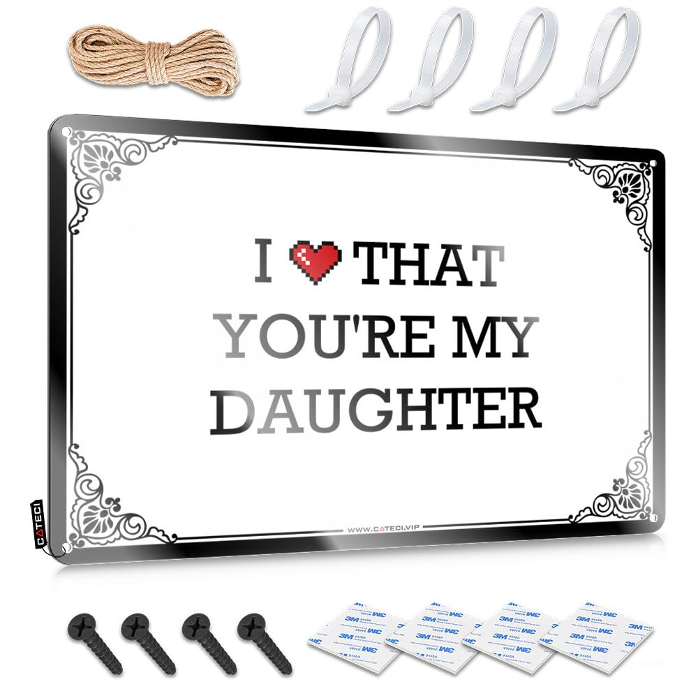 Poster I Love That You're My Daughter Mimosa style Cottage de salon