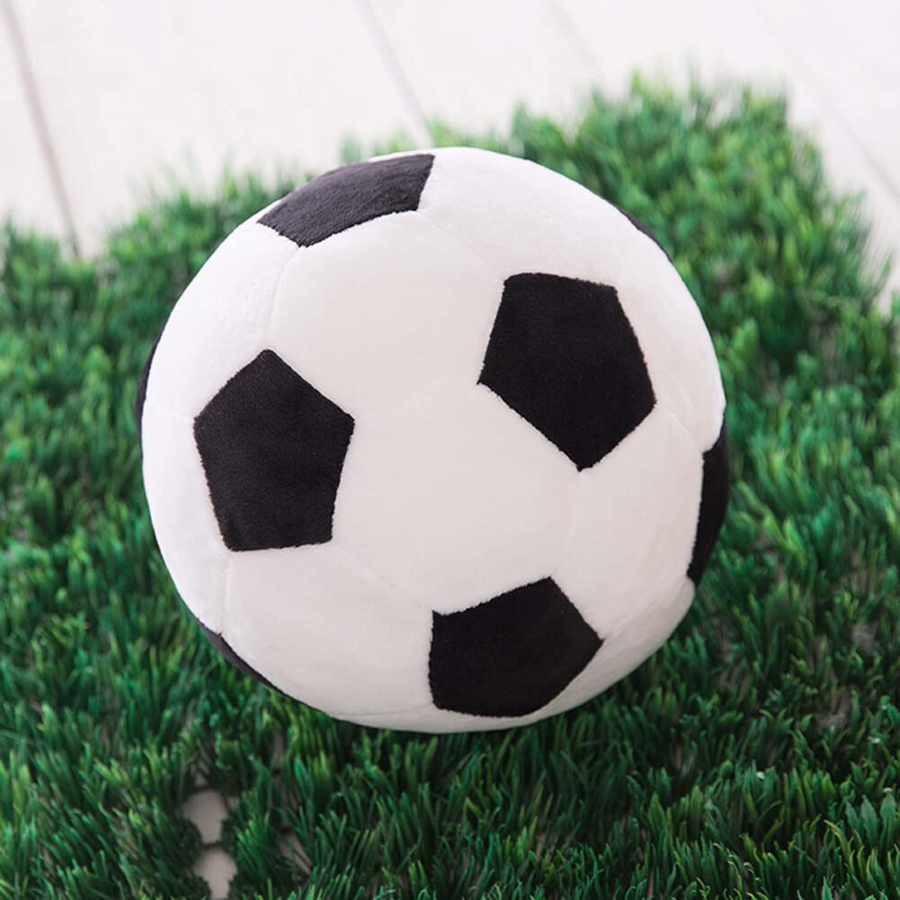 Cuscino Peluche A Forma Di Pallone Da Calcio - Morbido, 38x38 Cm, Regalo Per Appassionati Di Calcio