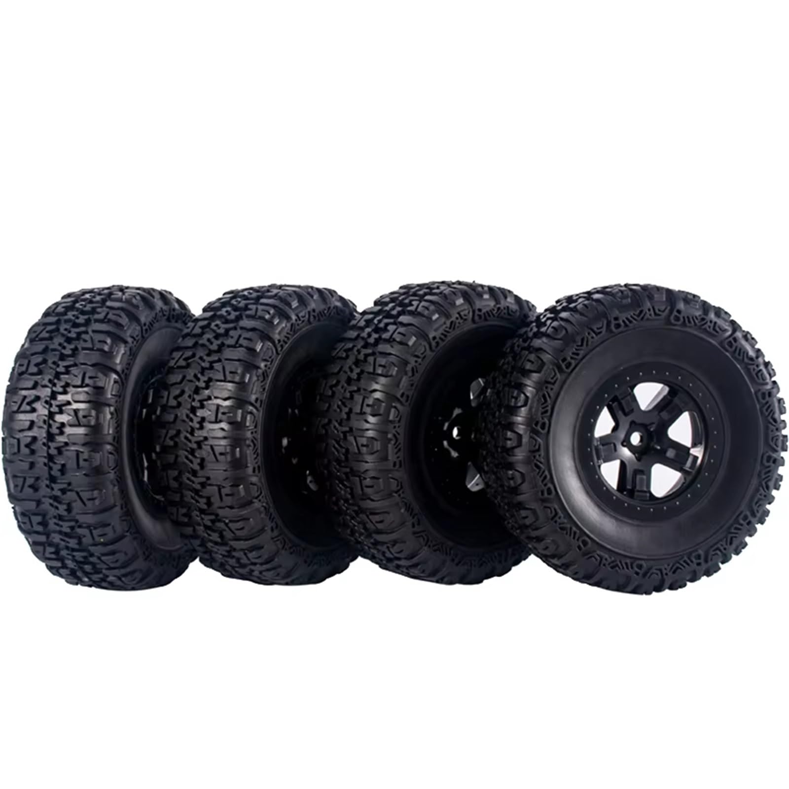 Neumáticos Coche RC Compatible Avec Remo Pneus Et Roues 118 Mm X 46 Mm Pour Camion Tout-Terrain Radiocommandé 1/10 Courte Portée