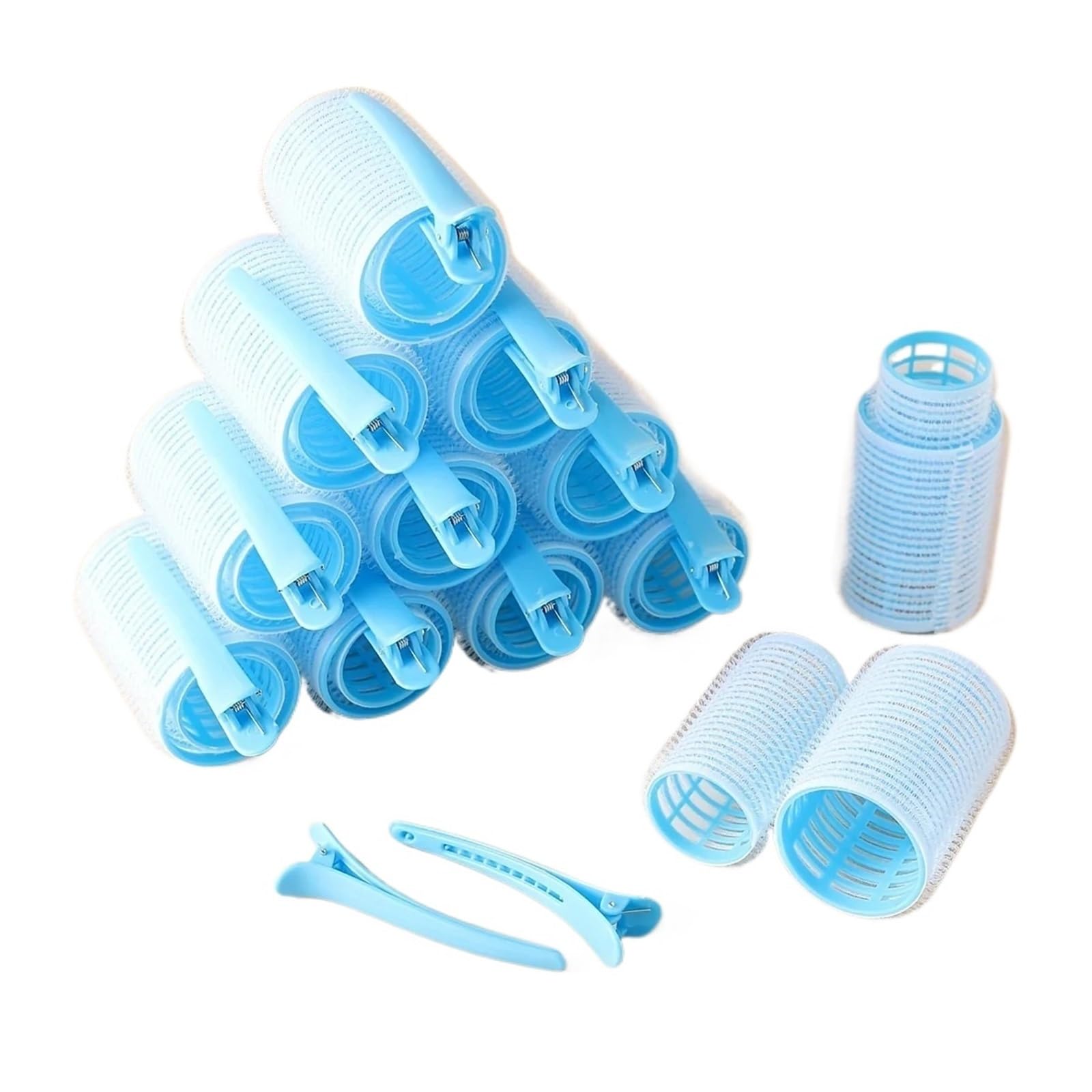 Lockenwickler-Set Ohne Hitze, Selbsthaftende Lockenwickler Für DIY-Frisuren