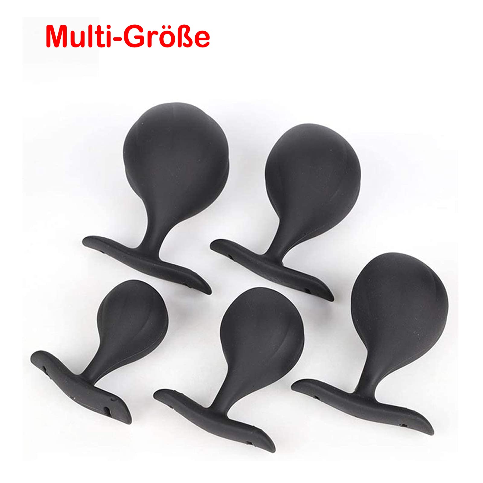 Strap on Plug anale con cintura di ancoraggio Morbido cinturino in silicone Butt Plug Wear Outdoor Gay Toy G-Spot Massaggiatore anale Masturbatore Giocattolo sessuale per uomini e donne(Schwarzes,Durc