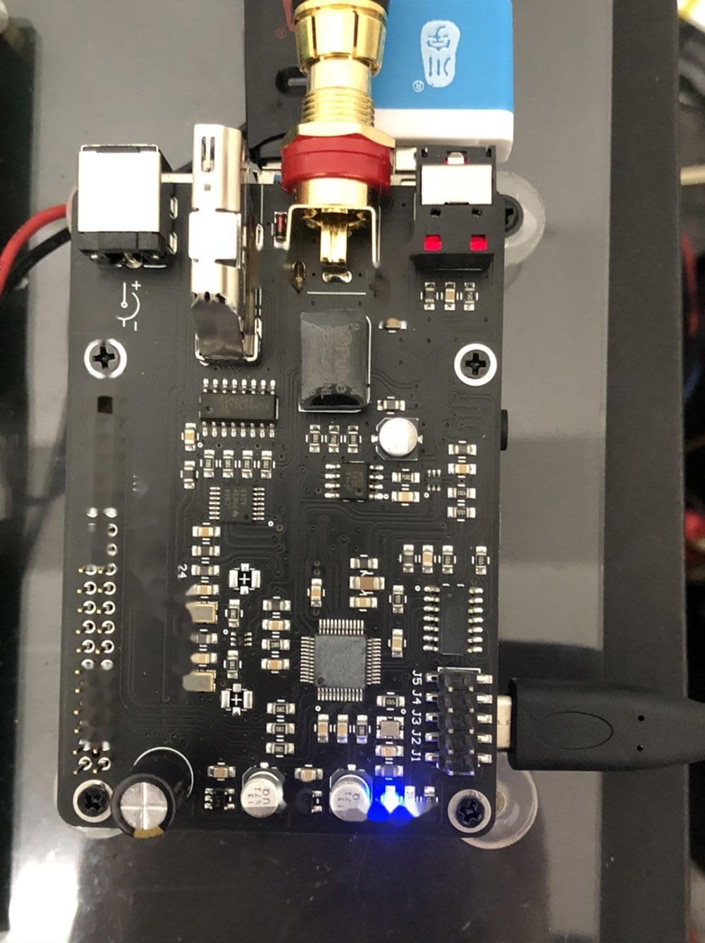 Tarjeta de sonido R19 HIFI I2S DSD Digital Broadcasting I2S 384K DSD512