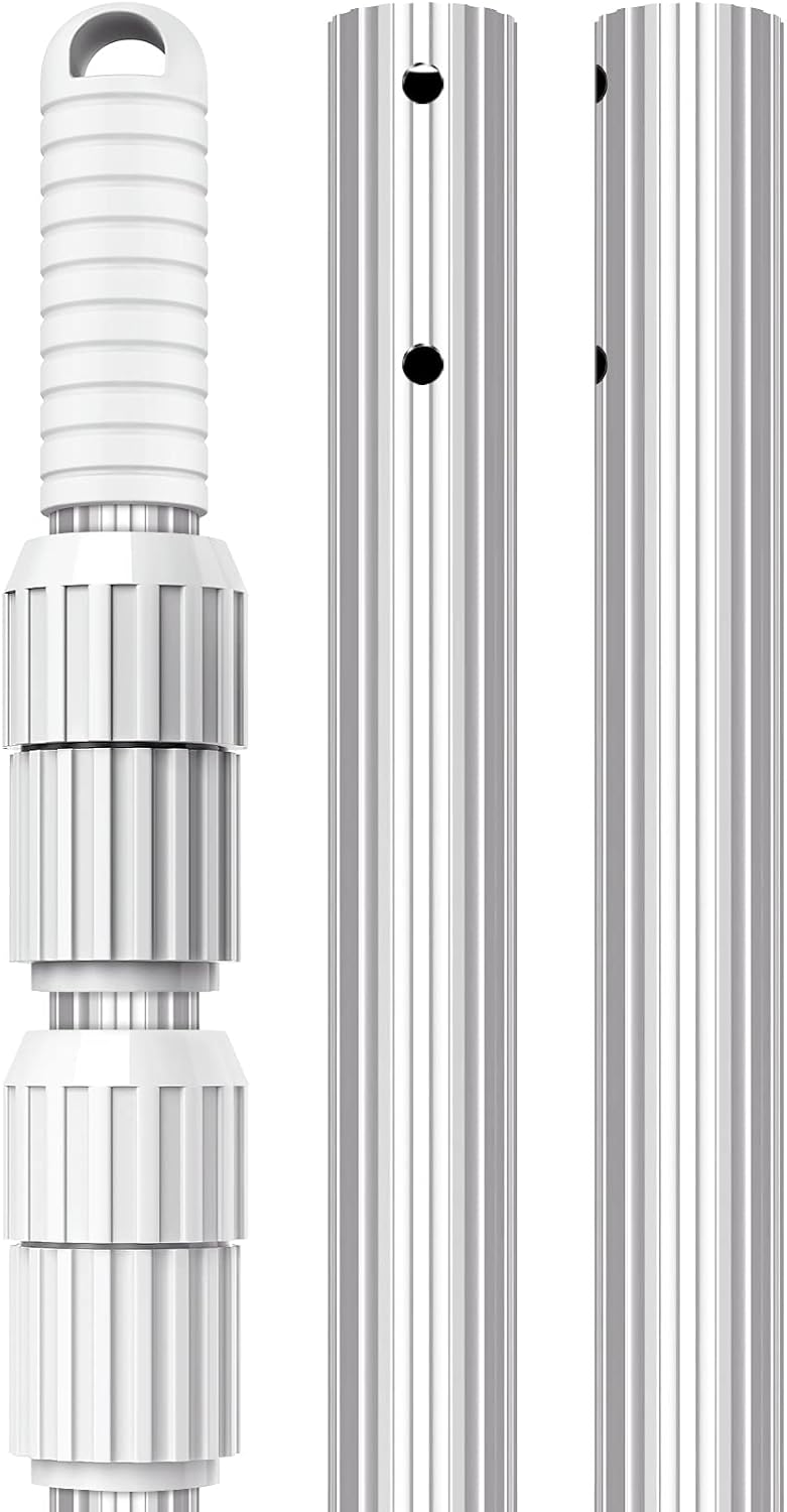 UPGRADED Pool Pole Telescopic,15FT Swimming Pool Pole Aluminum