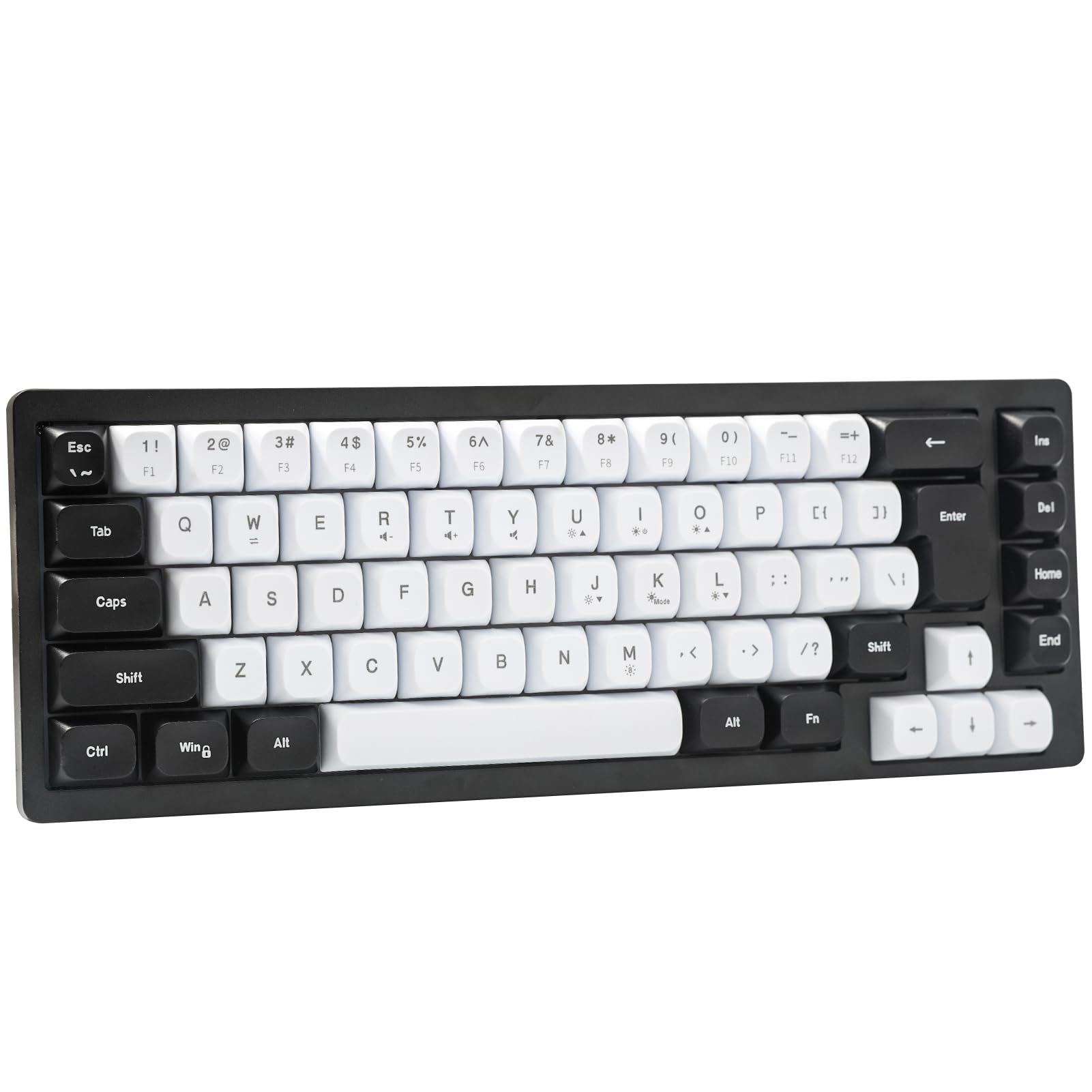 Wired RGB Gaming Membrance Keyboard 65 Percent Mini Creamy LED Computer Keyboard Small Ergonomic Clicky Teclado with ABS