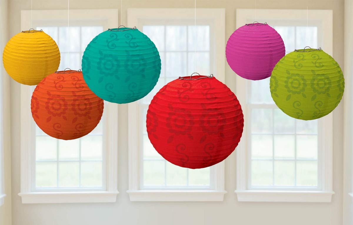 Fiesta Paper Lantern Value Pack Party Accessory (6-Pack)