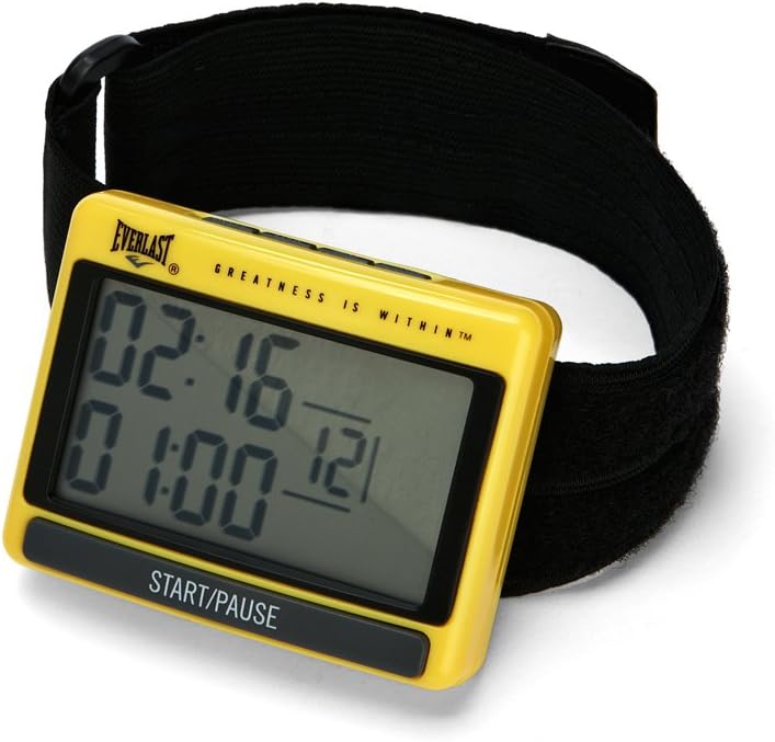 Everlast Interval Training Timer, Other, Yellow, One Size