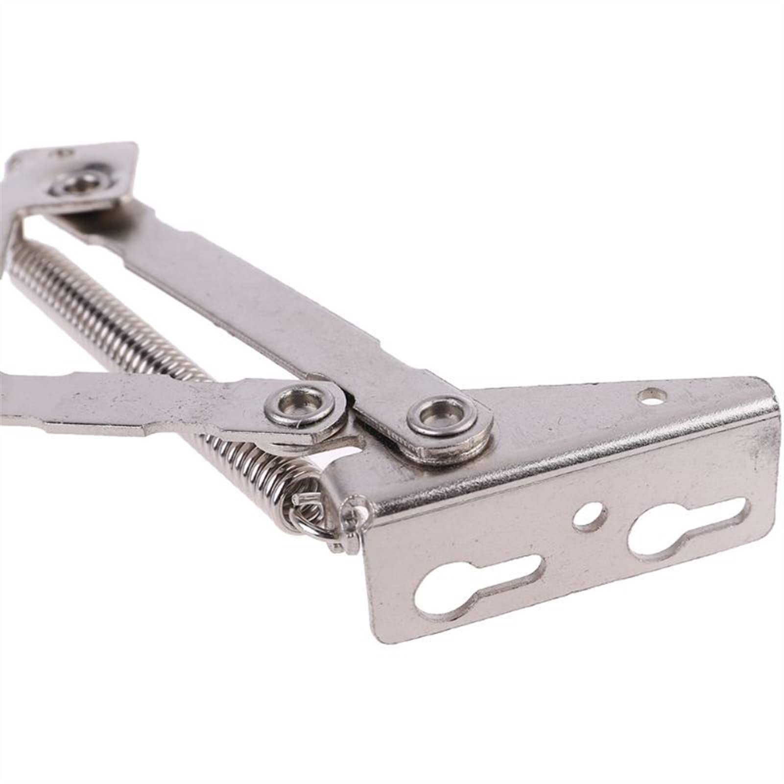 2 Bisagras De Resorte 90° Para Montaje En Superficie - Acabado Latonado, Cierre Automático Para Puertas