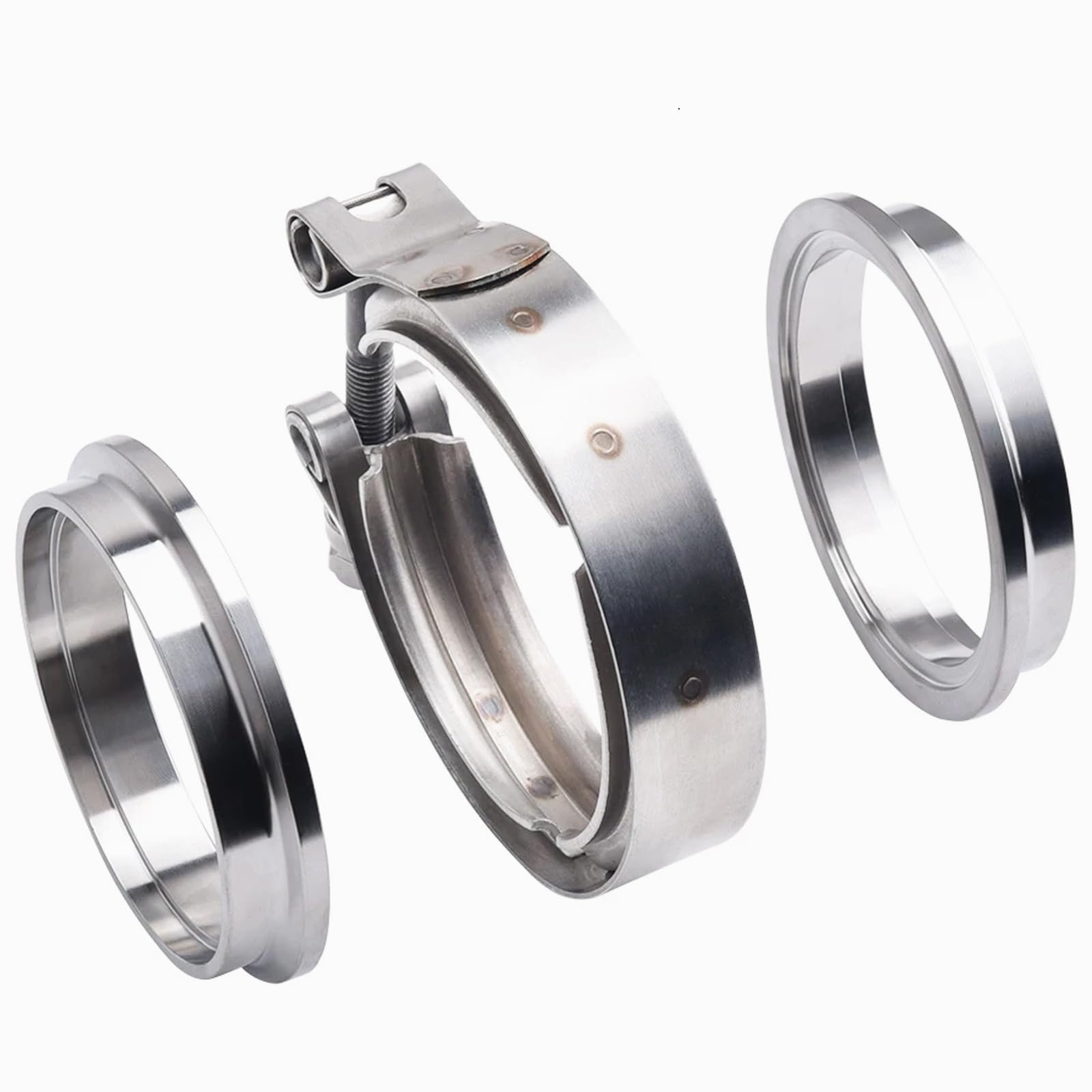 V Turbo Maschio Flangia Maschio Flangia Kit Flangia Morsetto V-band 2,75 Pollici Tubo Di Scarico Turbo 2 Pezzi In Acciaio Inossidabile Valvole Di Scarico - Foto 6