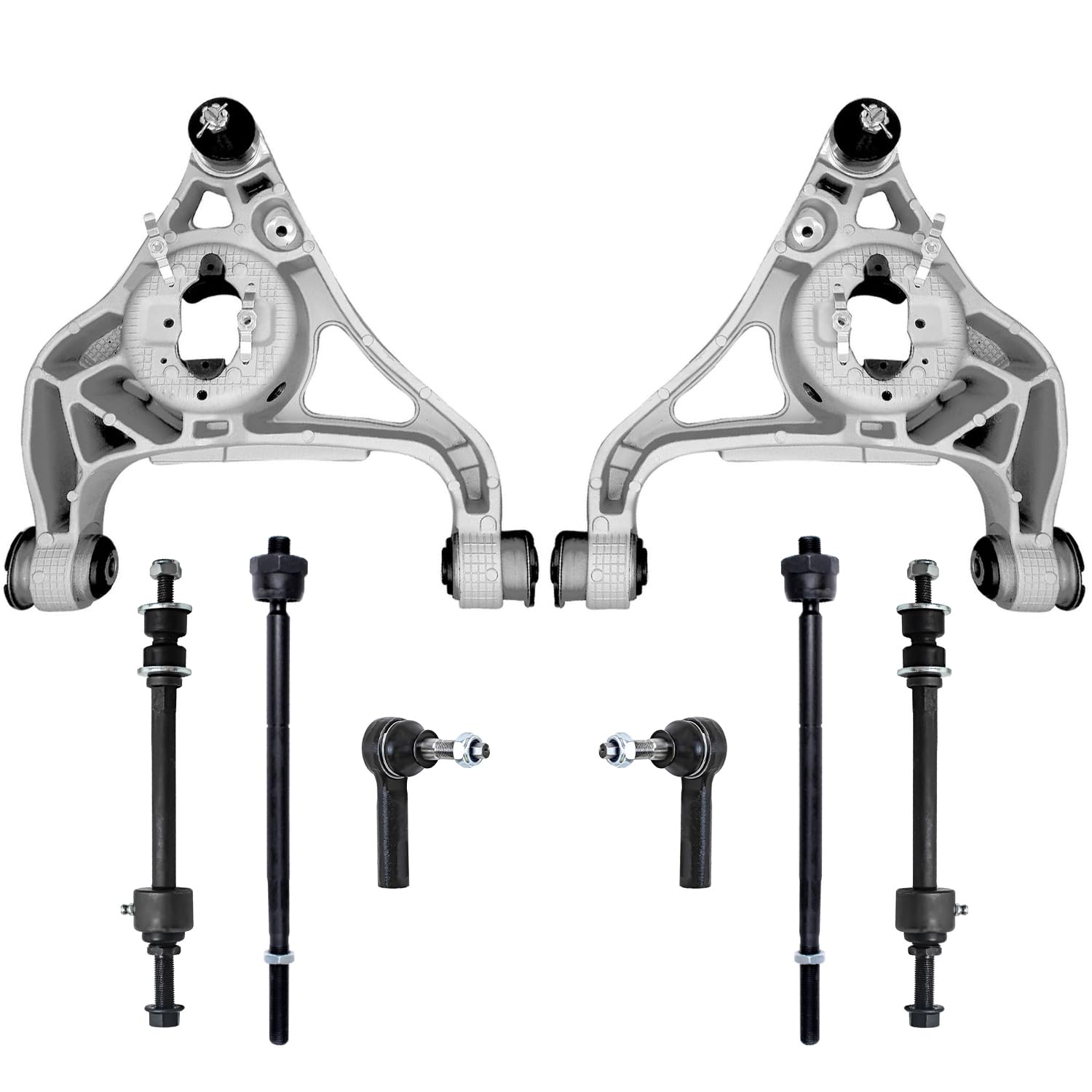 Detroit Axle - RWD 8pc Front End Control Arms Kit for 2013-2018 Ram 1500