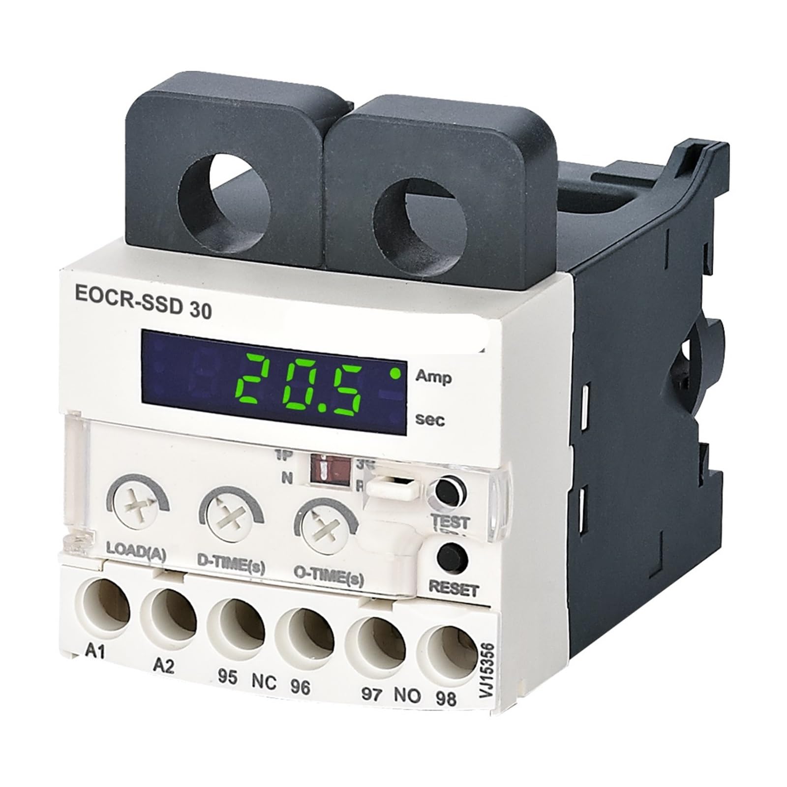 BALYDLUL EOCR-SSD Digital Electronic Overload Relay Motor Protector Thermal Overload Relay(Un 220VAC,3-30A)