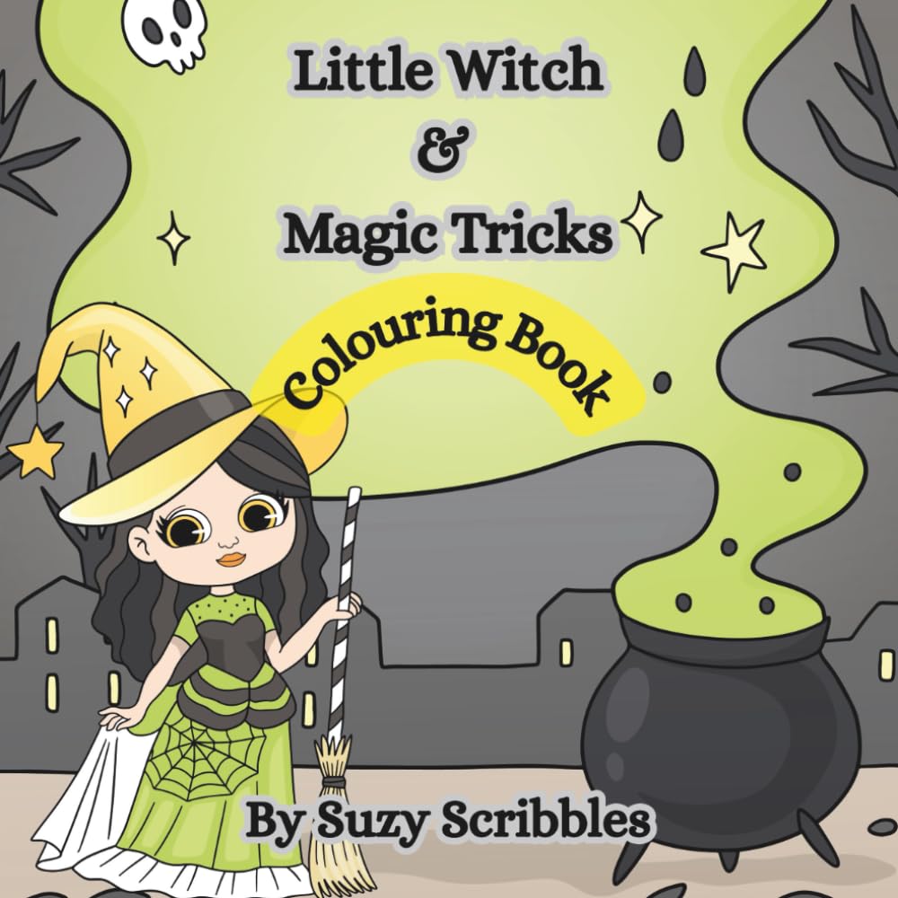 Little Witch & Magic Tricks Colouring Book