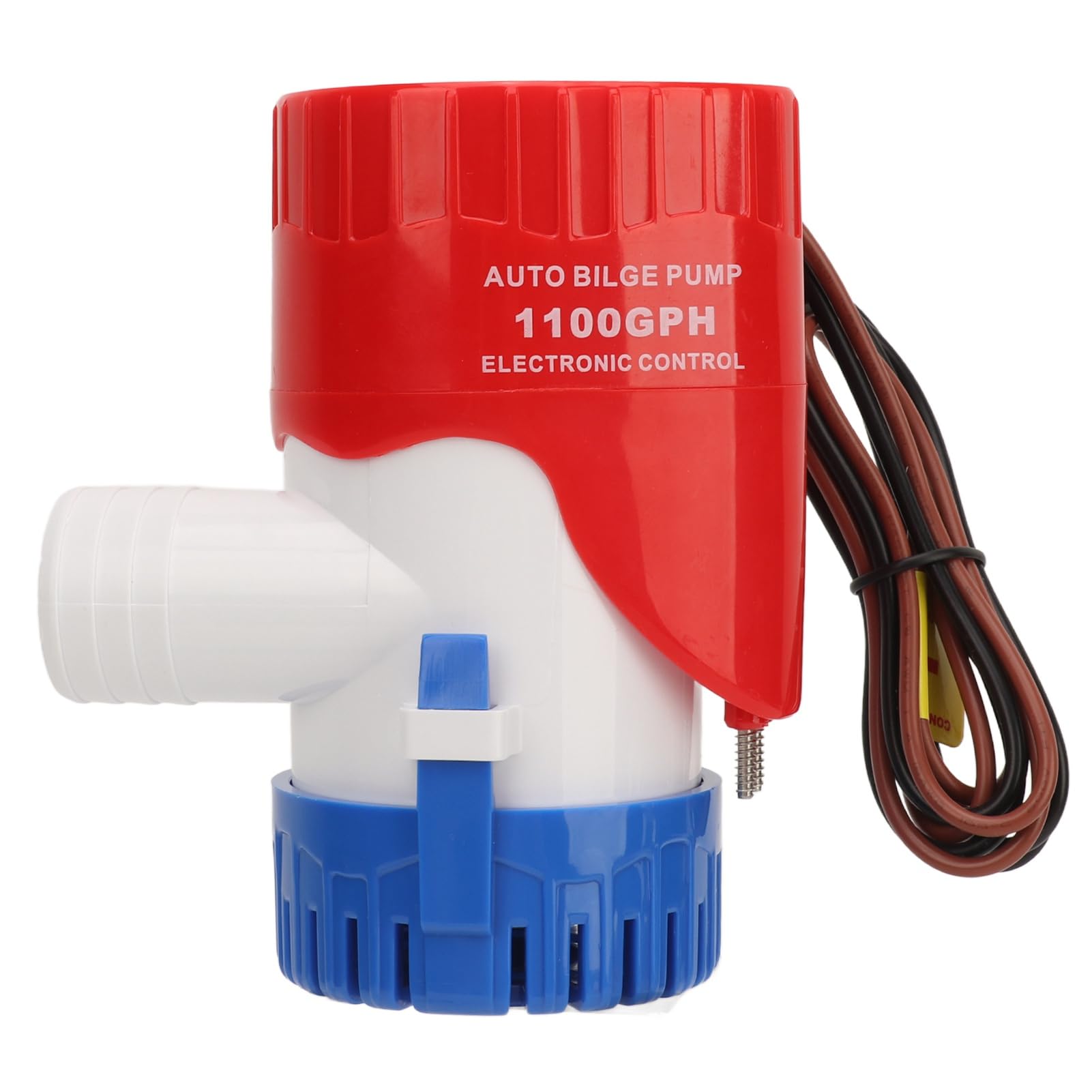 Bomba de Agua de Sentina Automática de Alto Rendimiento para Drenaje Rápido en Estanques, Piscinas, RV Marine 1100GPH (12V)
