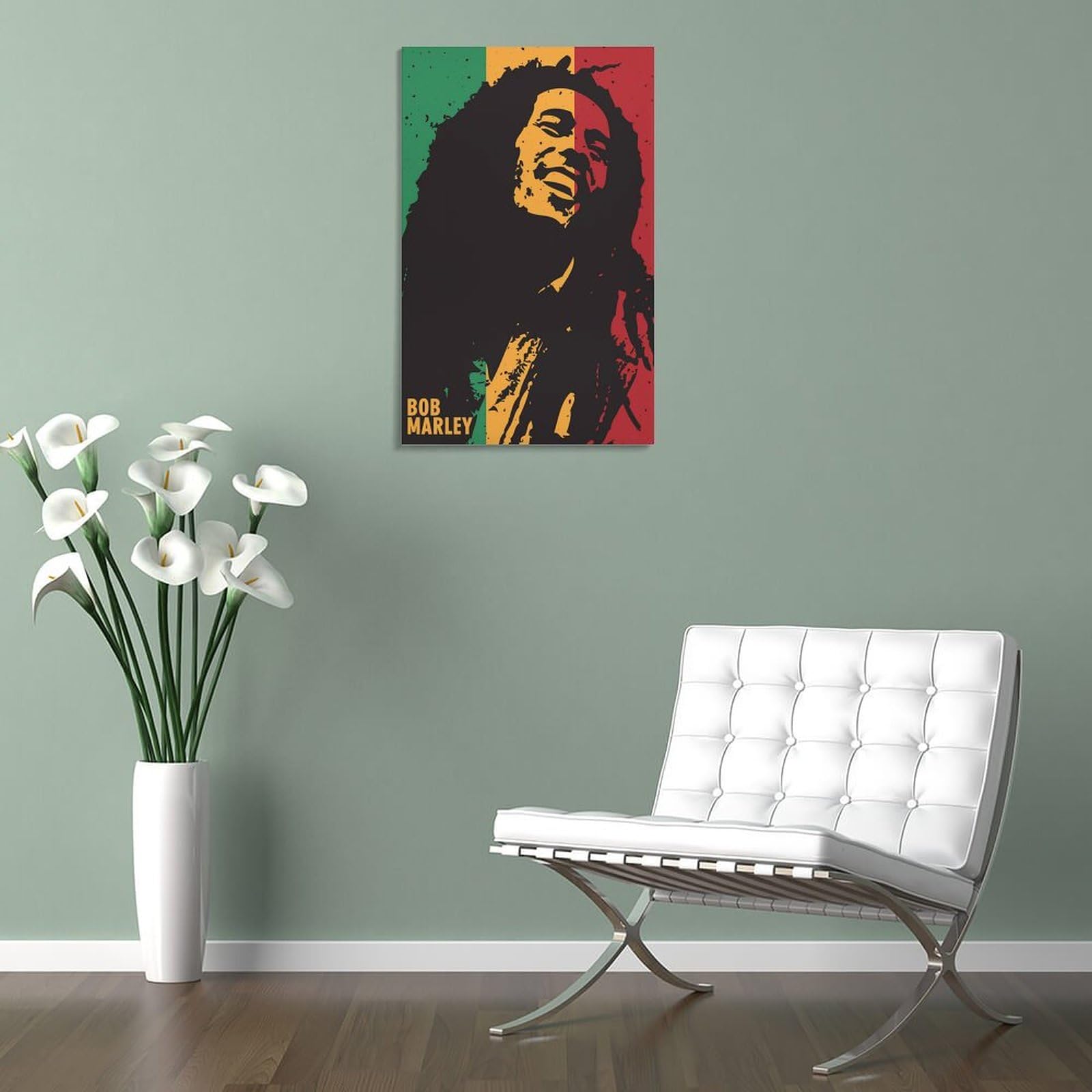 ボブマーリー　Bob Marley  ポスター額縁付き ボブマーリー Bob Marley ポスター額縁付き Amazon.co.jp: ボブ