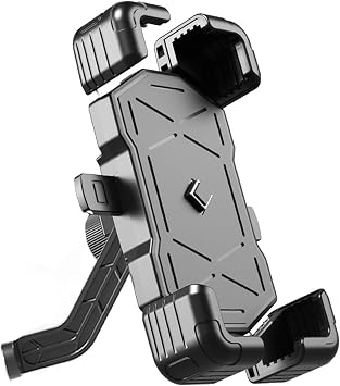 Motorcycle Phone Mount for Suzuki GN 125 1997-2022, 360 Rotatable Shockproof Bike Phone Holder, Motorcycle Handlebar Cell Phone Mount, Motorcycle Cell Phone Mount