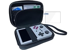 Xmaspanda Carrying Case with Screen Protector for RG353V / XU10 / RG35XX...