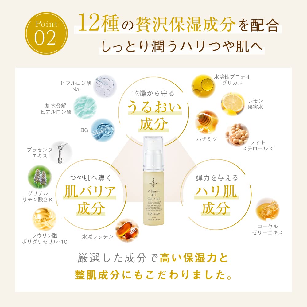 Amazon.co.jp: LANTELNO ランテルノ ビタミンC 美容液 ビタミンC誘導体
