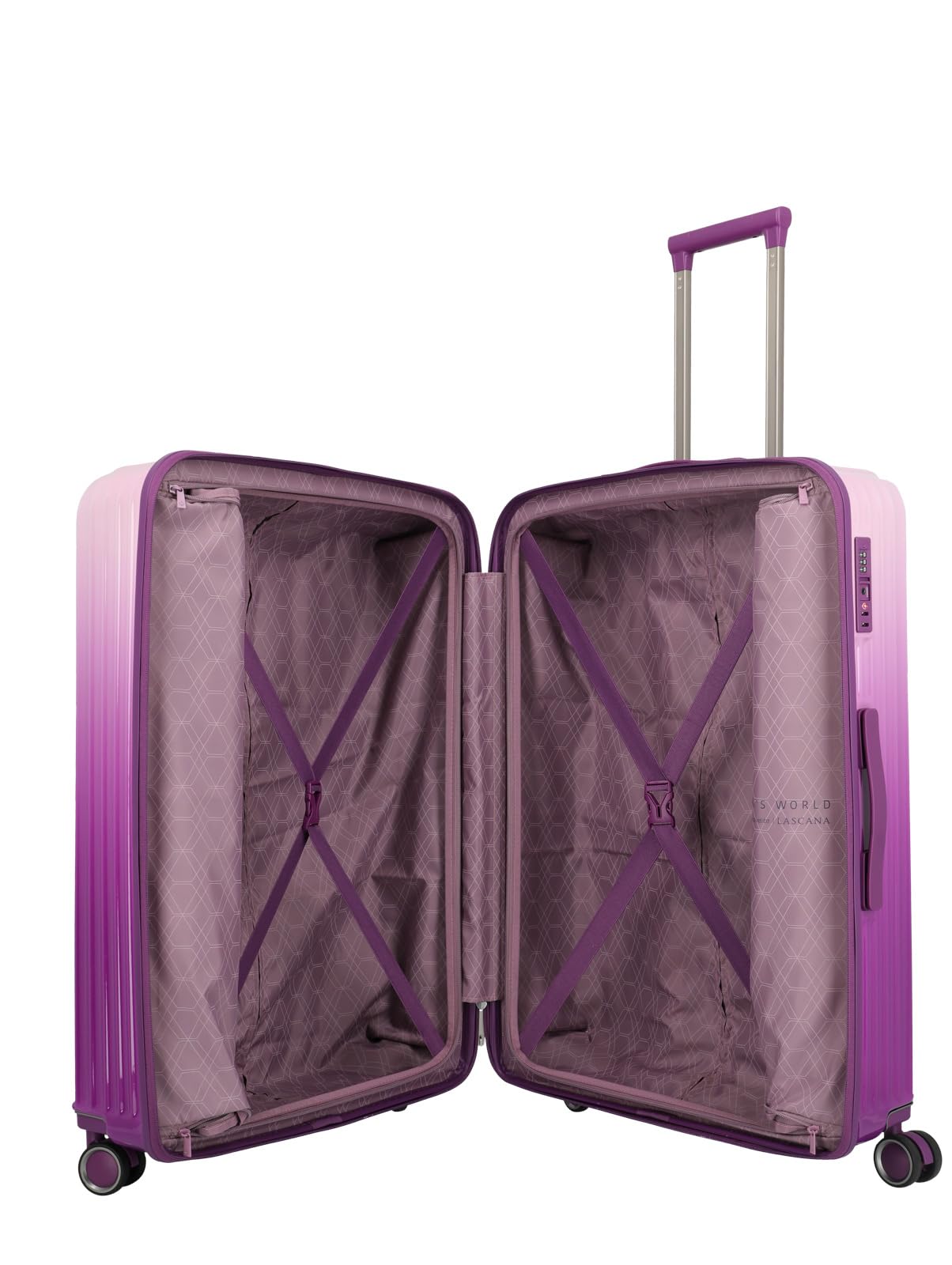 LASCANA Edition 4w Trolley L, Purple Degrade Cura della persona e salute