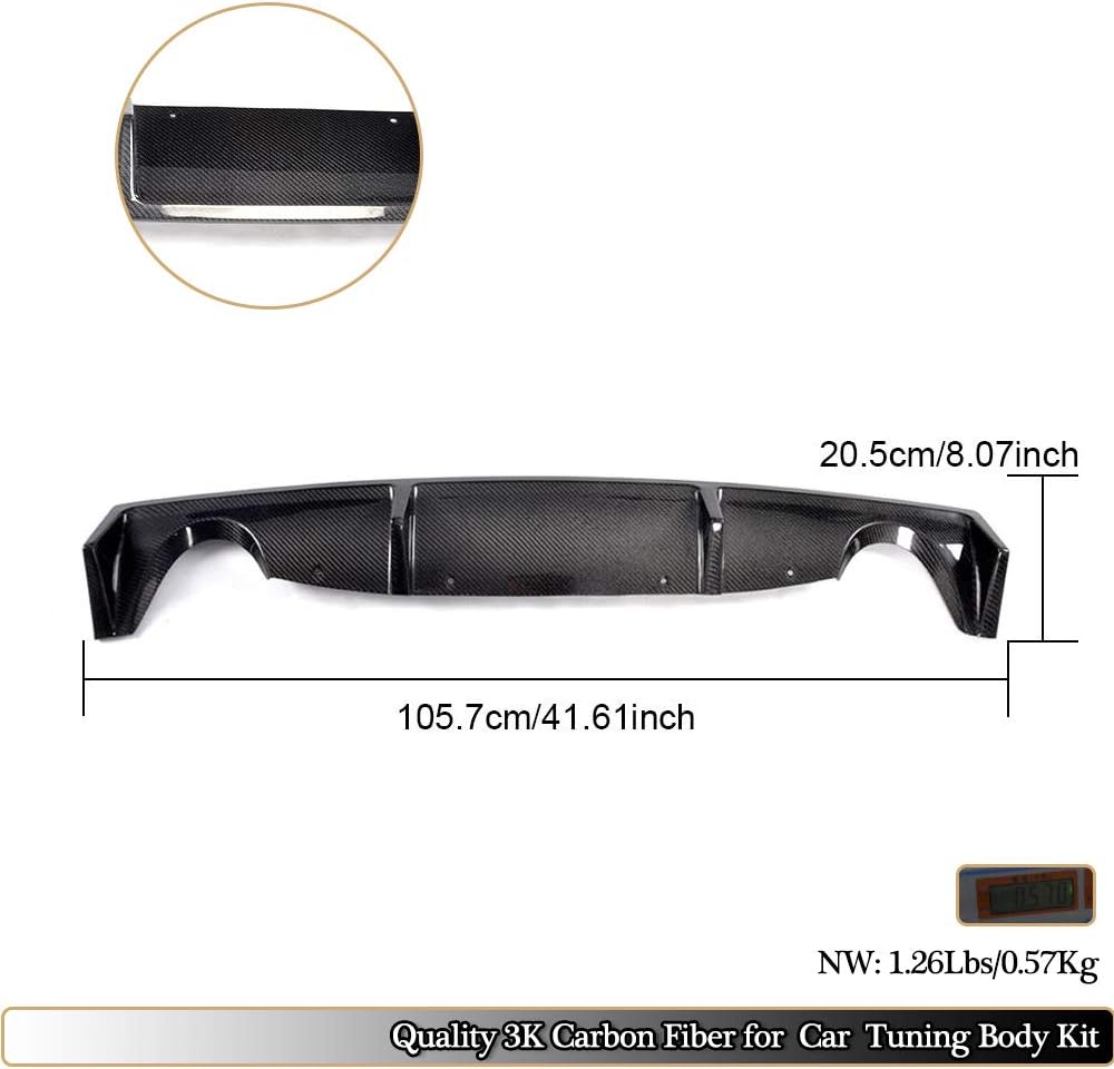 For Nissan 350Z Coupe Convertible 2003-2006 Factory CNC Moulding Carbon fiber Rear Bumper Lip Diffuser